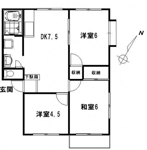 グリーンハイムの間取り