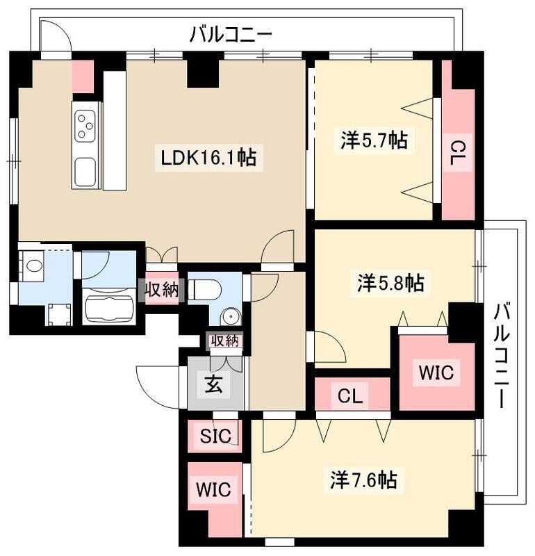 ＩＦＴ.Ｙamateの間取り