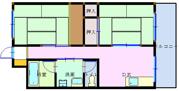 トキワビルの間取り