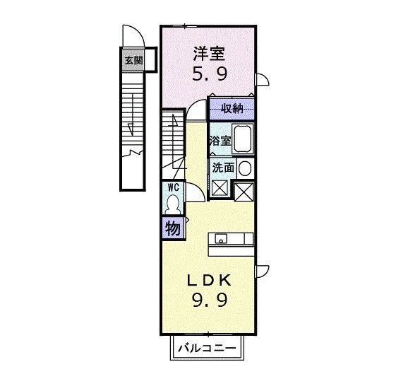 サニ－ヴィラＳの間取り