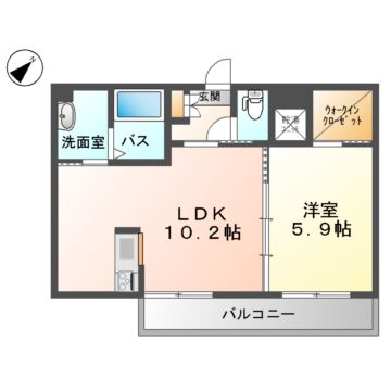 シャーメゾンＺｅｎの間取り