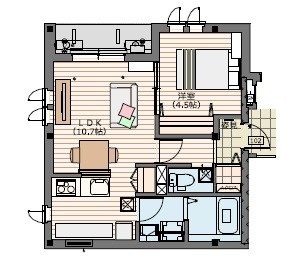 弦巻5丁目新築マンション(ストリングロール）の間取り