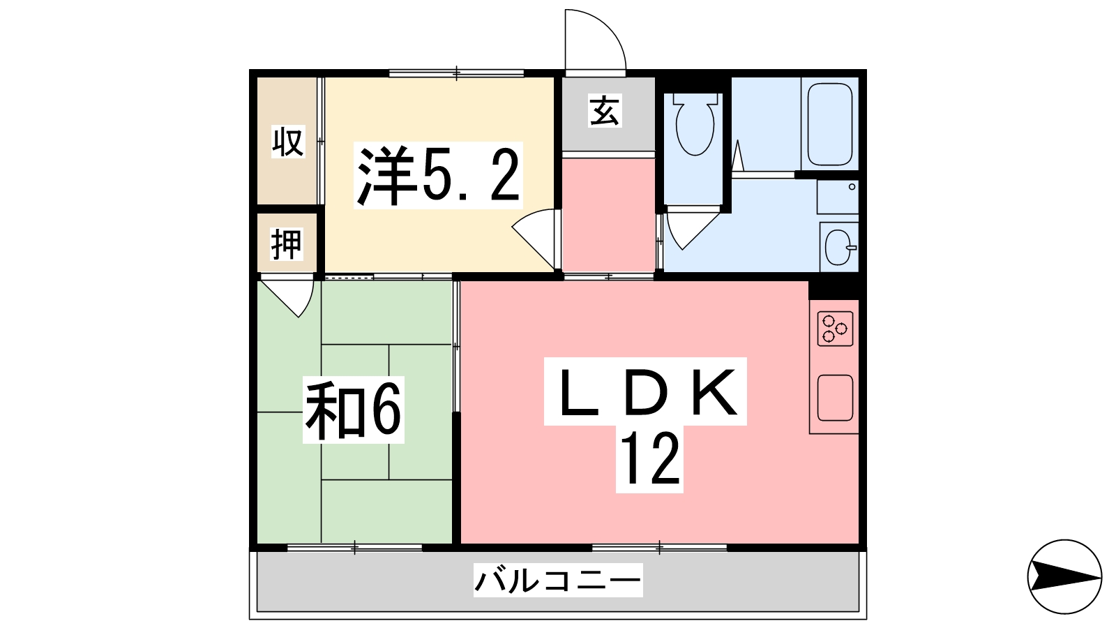 スカイメロディーの間取り