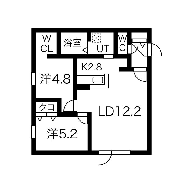 GLASS MARE HACHIKENの間取り