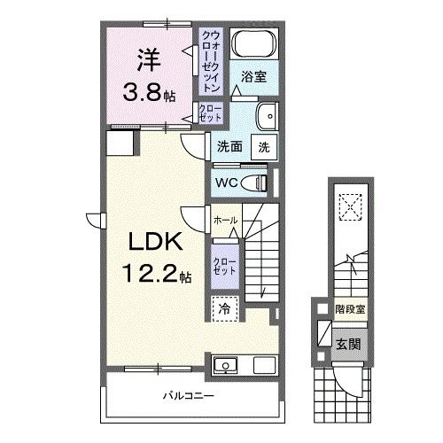 ラブリエ鵜飼の間取り