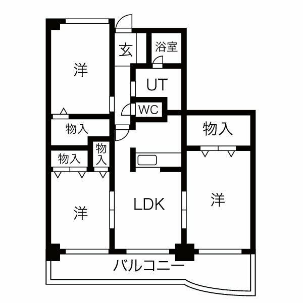 クレモナ山手の間取り