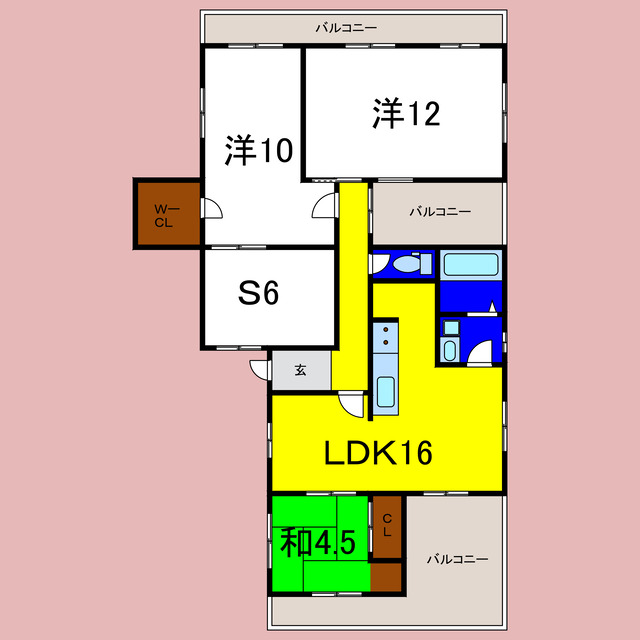 アーバンハイム東の間取り