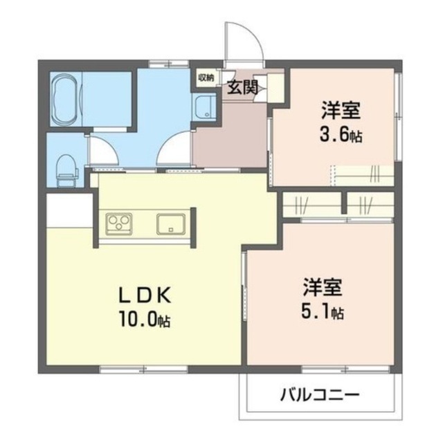 コーポドリームの間取り