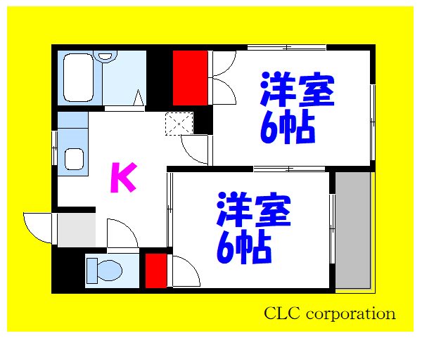 浦安市海楽のアパートの間取り