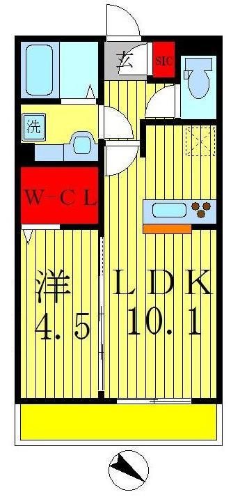 コンフォールドミール北松戸の間取り