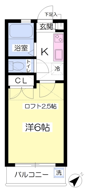 キャロット香椎IIの間取り