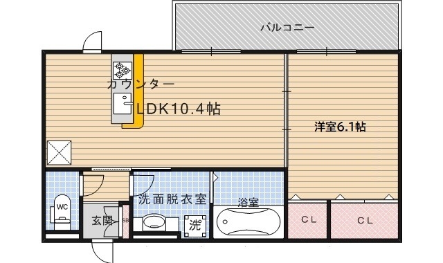 アグレアブルの間取り