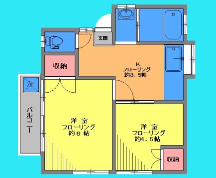 オリーブの間取り