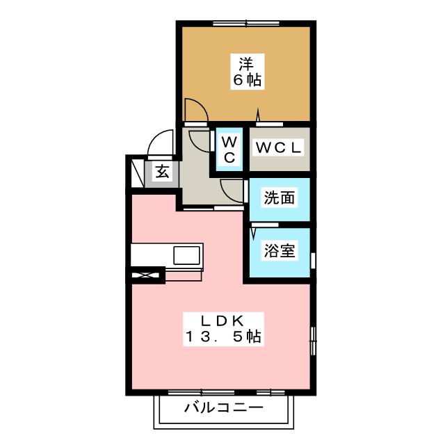 シェノア　Ｂ棟の間取り