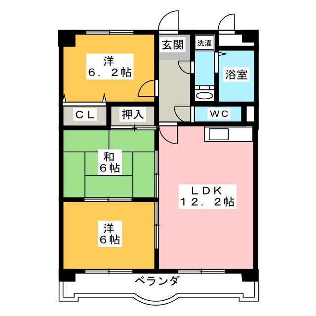 ハピネス五反田の間取り