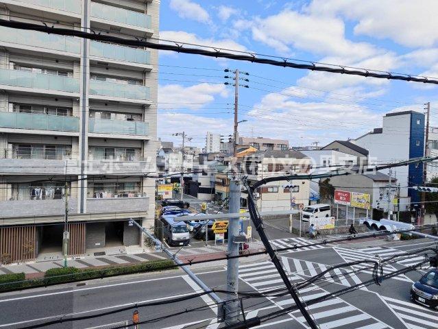 【大阪市阿倍野区阪南町のアパートの眺望】