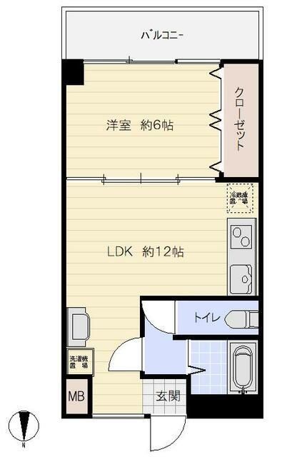 桜新町グリーンハイムの間取り