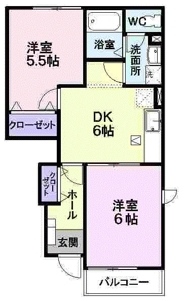 プリムローズの間取り