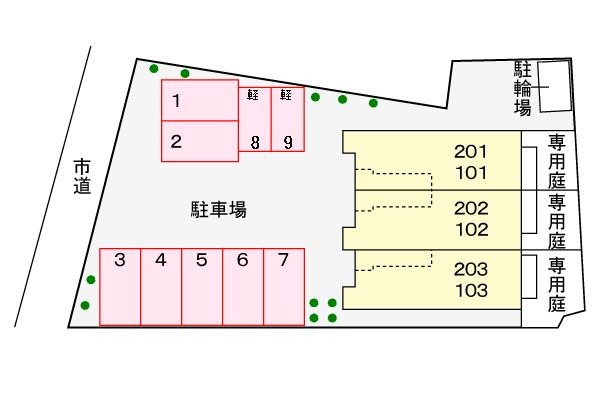 【北九州市八幡西区町上津役東のアパートのその他設備】