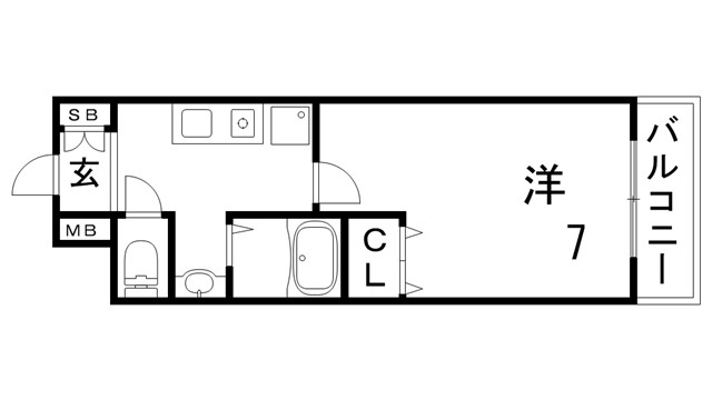 【フルール須磨の間取り】