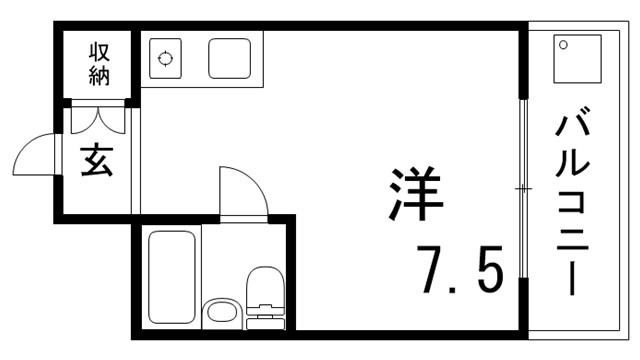 フィーメルレジデンスの間取り