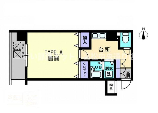 リマーク上之町の間取り