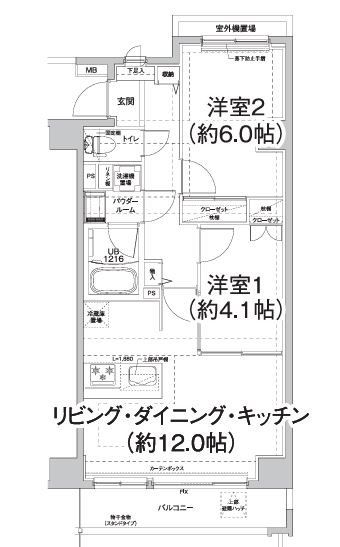 エルフォルテ東日暮里の間取り