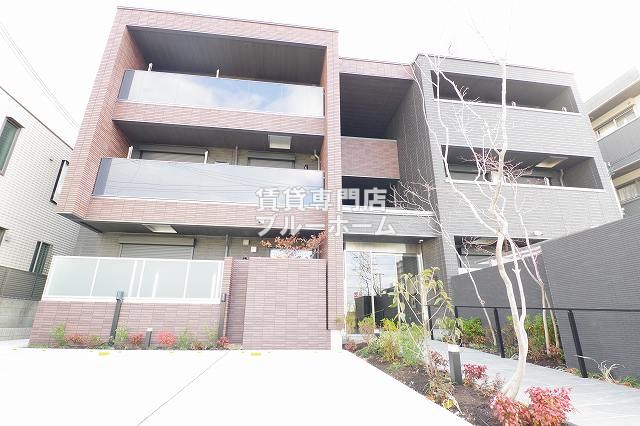 【堺市北区百舌鳥梅北町のマンションの建物外観】