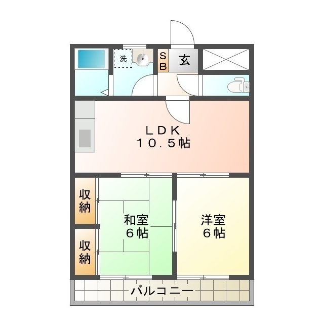 メゾンサンライフの間取り