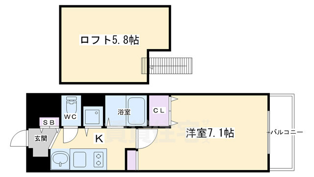 プレサンス京都修学院の間取り