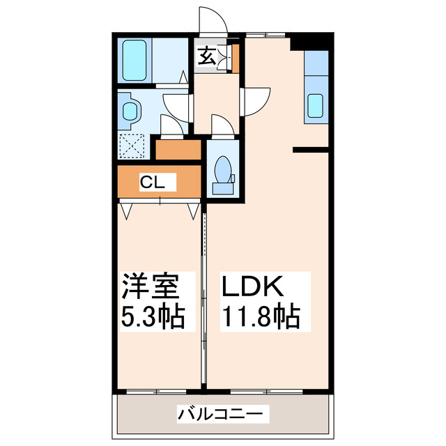 緑川マンションの間取り