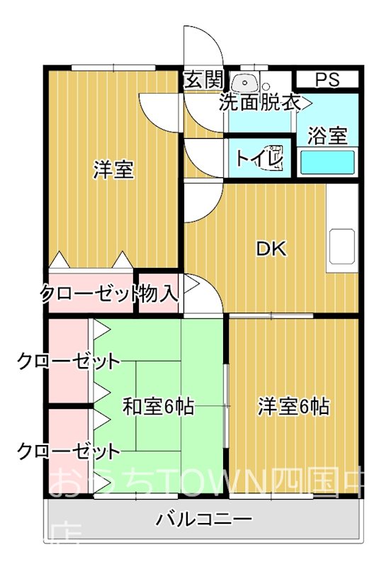 セントラルマンションＳの間取り