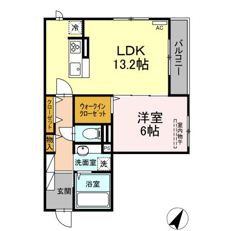 プランハイライズ 居住用の間取り