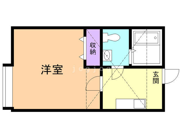 ツインライト大麻の間取り