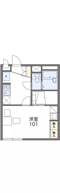 和歌山市福島のアパートの間取り