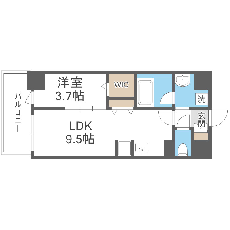 セイワパレス深江橋駅前の間取り