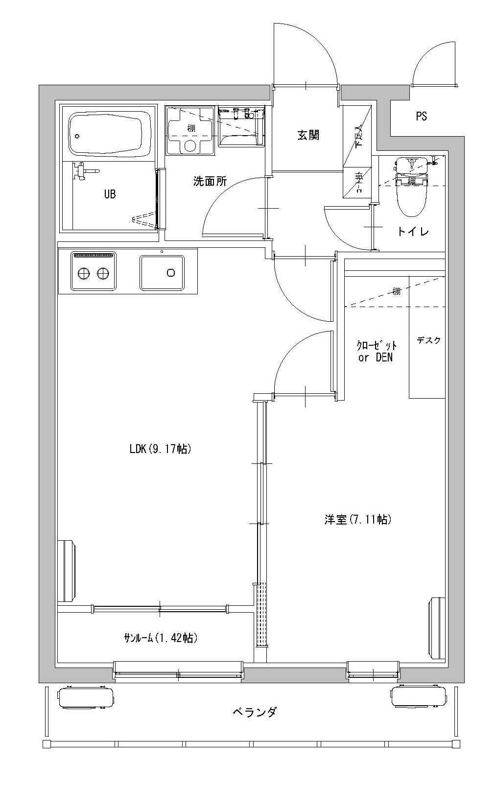 ラ・ルーチェ山居町の間取り