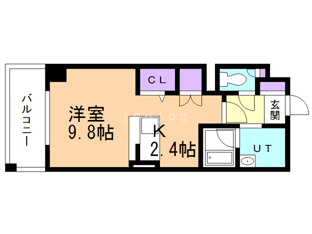 ホーリーフォート南平岸の間取り