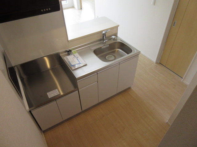 キッチン　浄水器一体型のキッチン