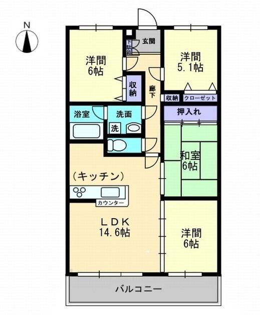 メゾンドールの間取り