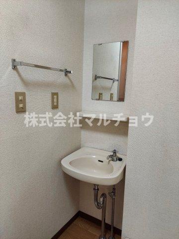 洗面設備　広い洗面スペース