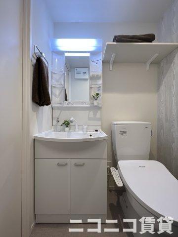 洗面設備　別号室イメージの為、現状を優先致します。