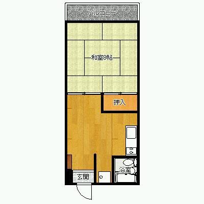 岩崎ハイツの間取り