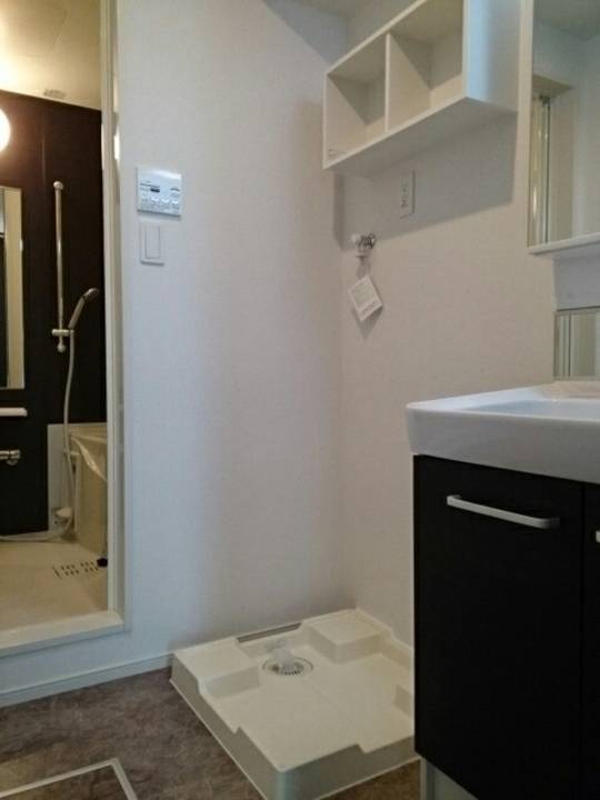 洗面設備　洗濯機置場