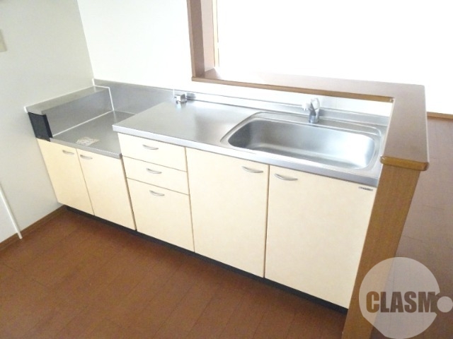 キッチン　ガスコンロ設置可♪