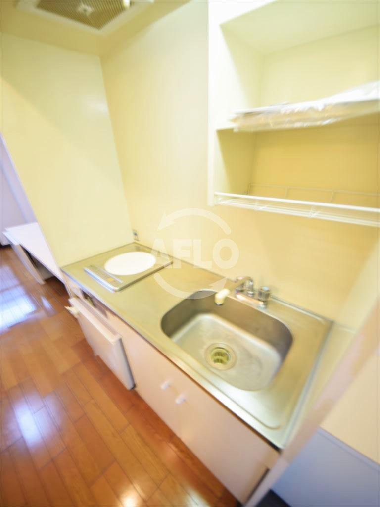 キッチン　大国町池田マンション 　1口IHキッチン