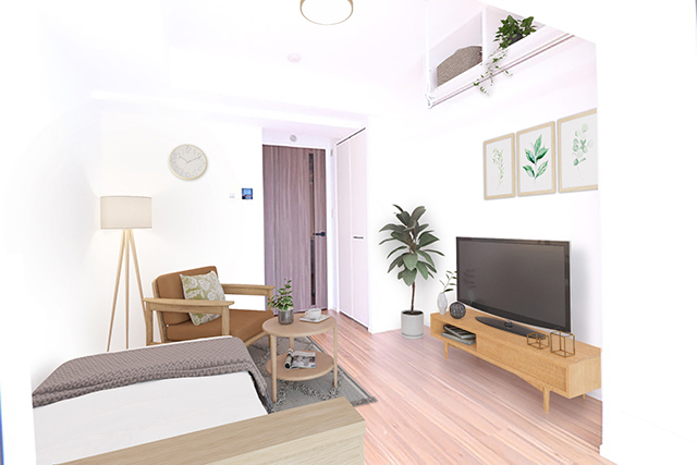 居室・リビング　※家具・家電はＣＧで合成しています