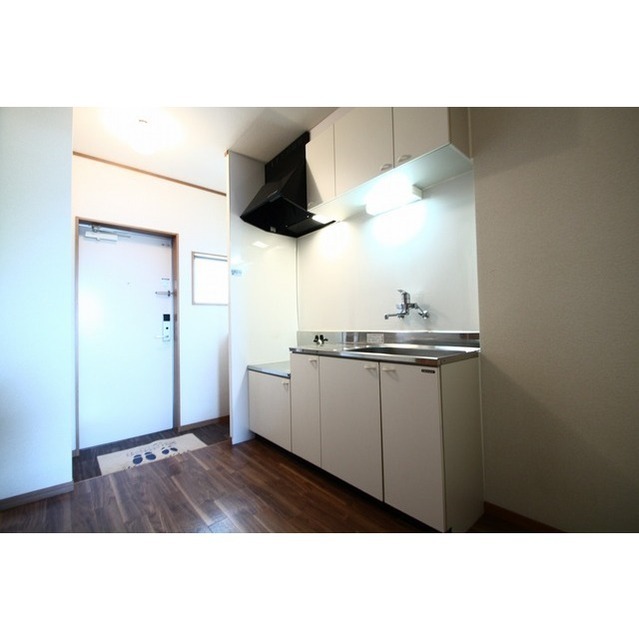 キッチン　ガスコンロ設置可