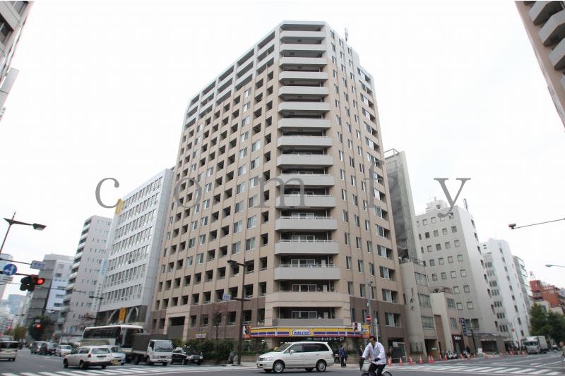 建物外観　駅の上のマンションです