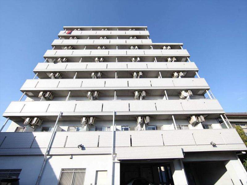 建物外観　外観　全室南向き　家具家電（冷蔵庫・レンジ・洗濯機等）ご用意